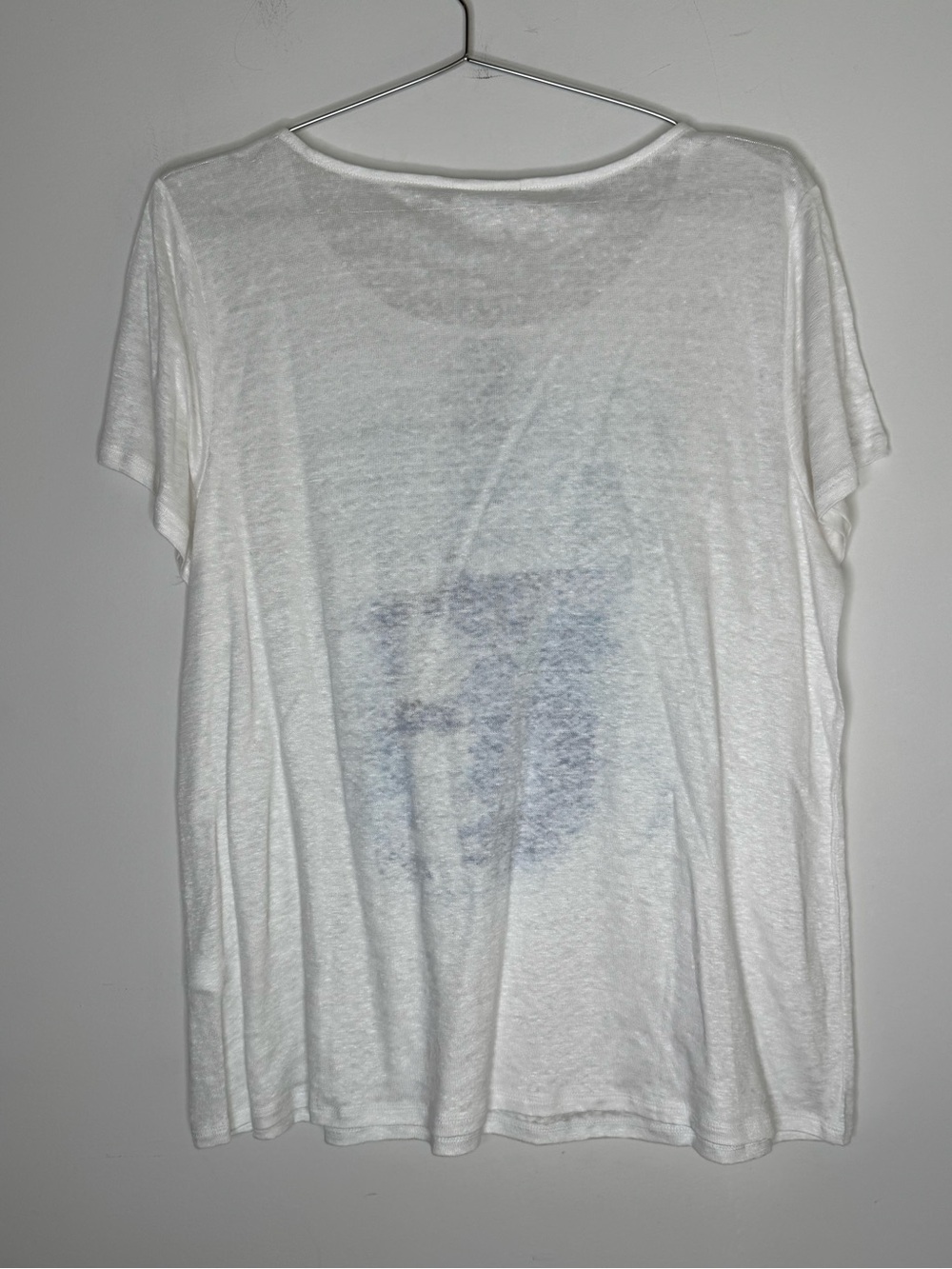 J Jill Love Linen Size Large Short Sleeve Sailboat Graphic T Shirt Top New NWT - Picture 2 of 6